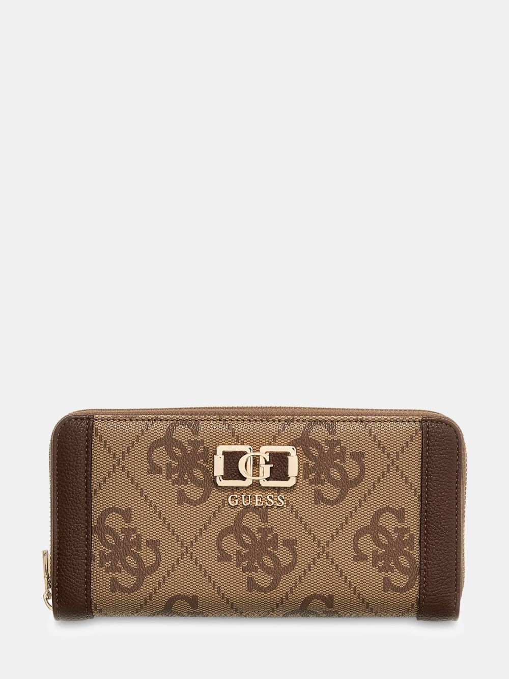 Guess Portafogli KARNILLA LOGO SLG LRG ZIP ARND Beige