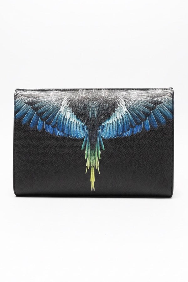 County Of Milan Pochette POUCHEL EL  NERO/BLU