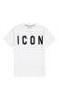 Icon T-shirt IUT001 BASIC LOGO GRANDE  Bianco - Foto 1