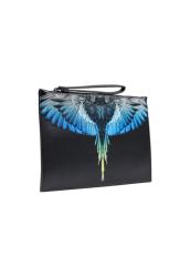 POCHETTE E.L.STAMPA Nero Blu