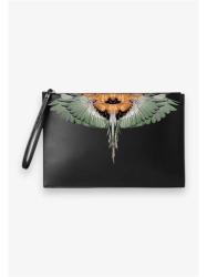 County Of Milan Pochette POCHETTE E.L.STAMPA Verde