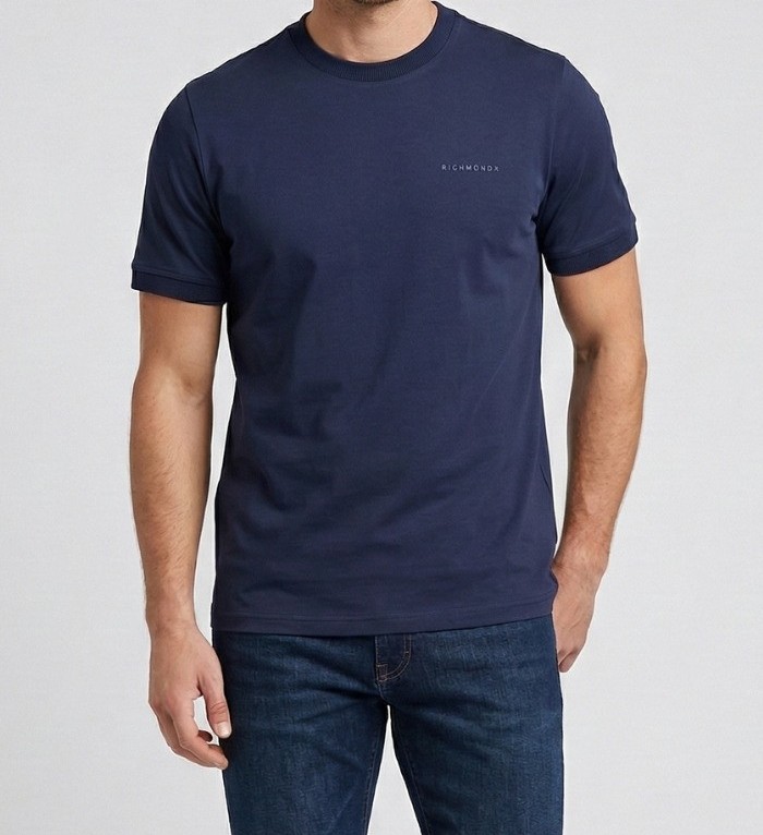 Richmond T-shirt UMP26076TS T-SHIRT RESPIR Blu