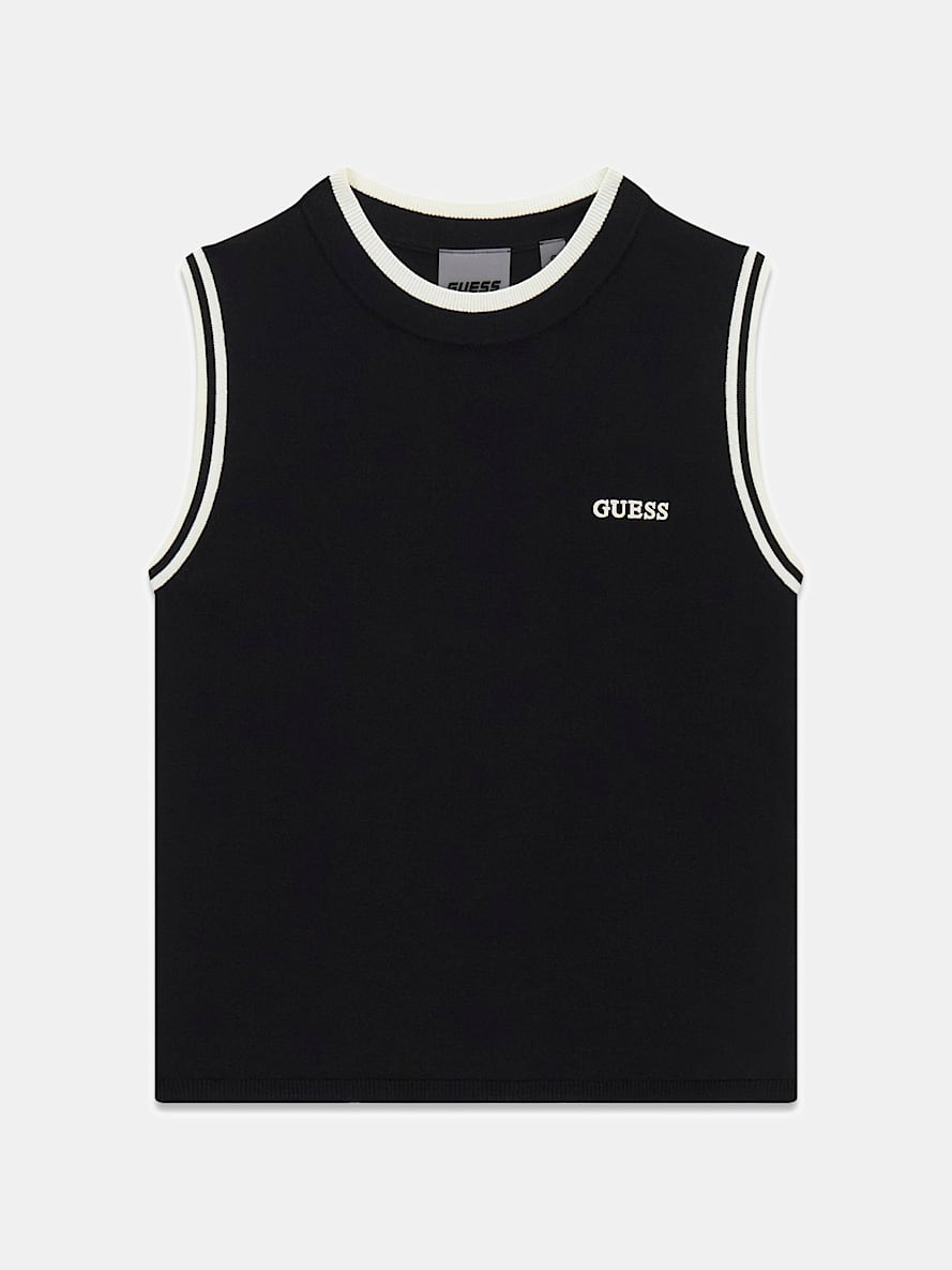 Guess Top V6GR02Z0723 GABRY CN SL TOP  Nero