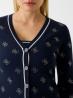 Guess Cardigan W6GR18Z0605 LS VN 4G RHINESTONES  Blu - Foto 2