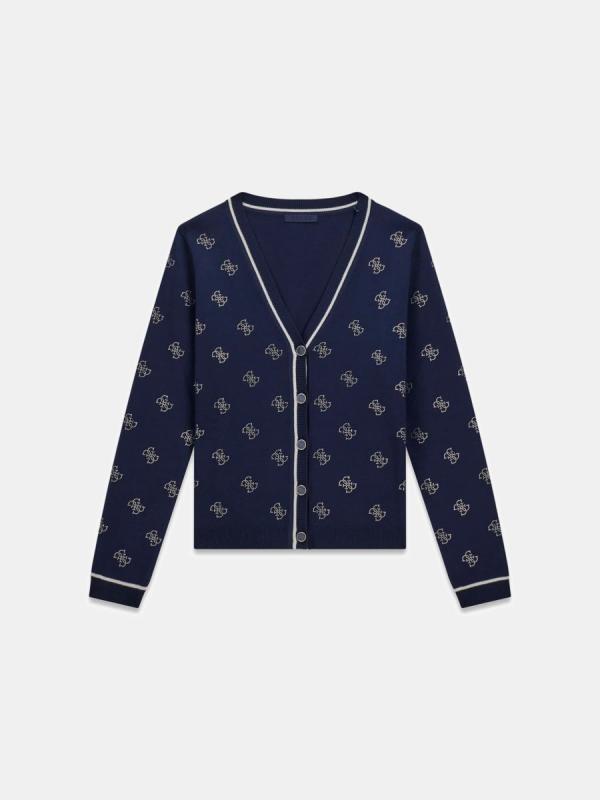 W6GR18Z0605 LS VN 4G RHINESTONES  Blu