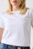 Guess T-shirt W6GI08K3023 SS CN 3D SCRIPT Bianco - Foto 2