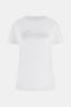 Guess T-shirt W6GI08K3023 SS CN 3D SCRIPT Bianco - Foto 1
