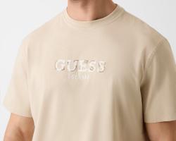 M6GI16K3032 CN SS GUESS LOGO CONTRAST STIT Beige