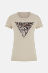 Guess T-shirt W6GI19K3042 SS CN ZEBRA TRIANGLE  Beige
