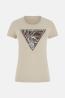 Guess T-shirt W6GI19K3042 SS CN ZEBRA TRIANGLE  Beige - Foto 1