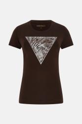 Guess T-shirt W6GI19K3042 SS CN ZEBRA TRIANGLE  Marrone