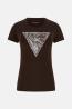 Guess T-shirt W6GI19K3042 SS CN ZEBRA TRIANGLE  Marrone - Foto 1