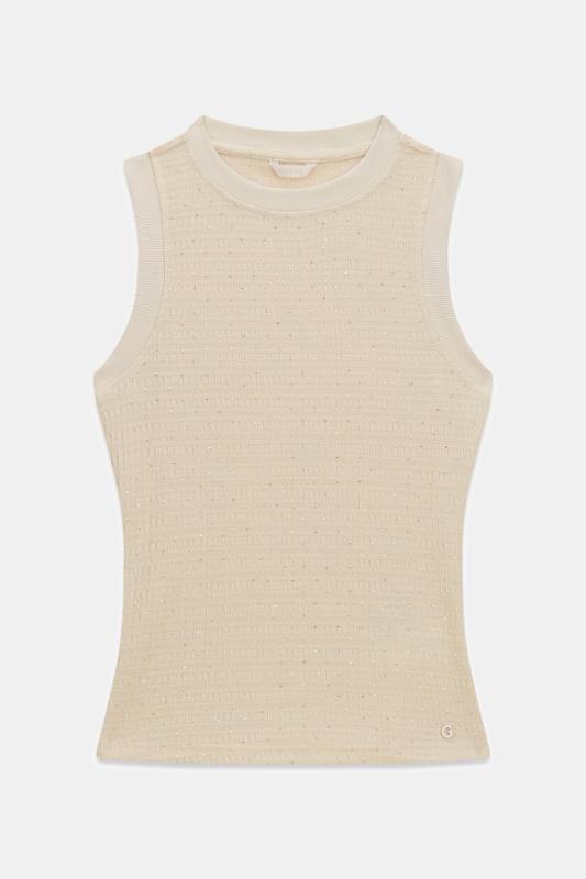 SL FRANCINE SMOCK HOTFIX TOP Beige