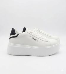 4BX161 STRINGATA PLATFORM Bianco Nero 