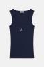 Guess Canotte W4YP48KA0H GJ TANK TOP SLIM Blu Scuro  - Foto 1
