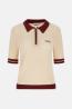 Guess Polo V6GR04Z0725 GABRY SS CROPPED Beige - Foto 1