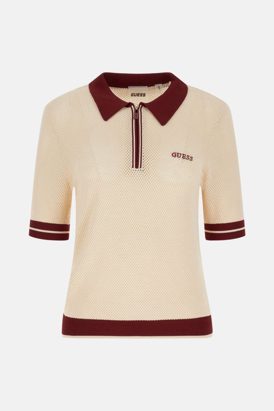 Guess Polo V6GR04Z0725 GABRY SS CROPPED Beige