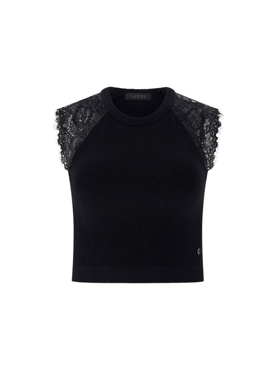 Guess Top W6GZ010606 MILLIE SEAMLESS Nero
