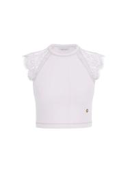 Guess Top W6GZ010606 MILLIE SEAMLESS Bianco