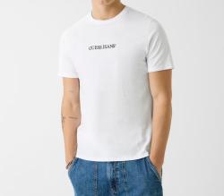 Guess T-shirt M4YI52K8HM0 GJ SS CN SLIM LOGO EMBRO TEE Bianco