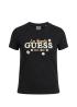 Guess T-shirt V6GI02K2963 AGNES SS CN Nero  - Foto 1