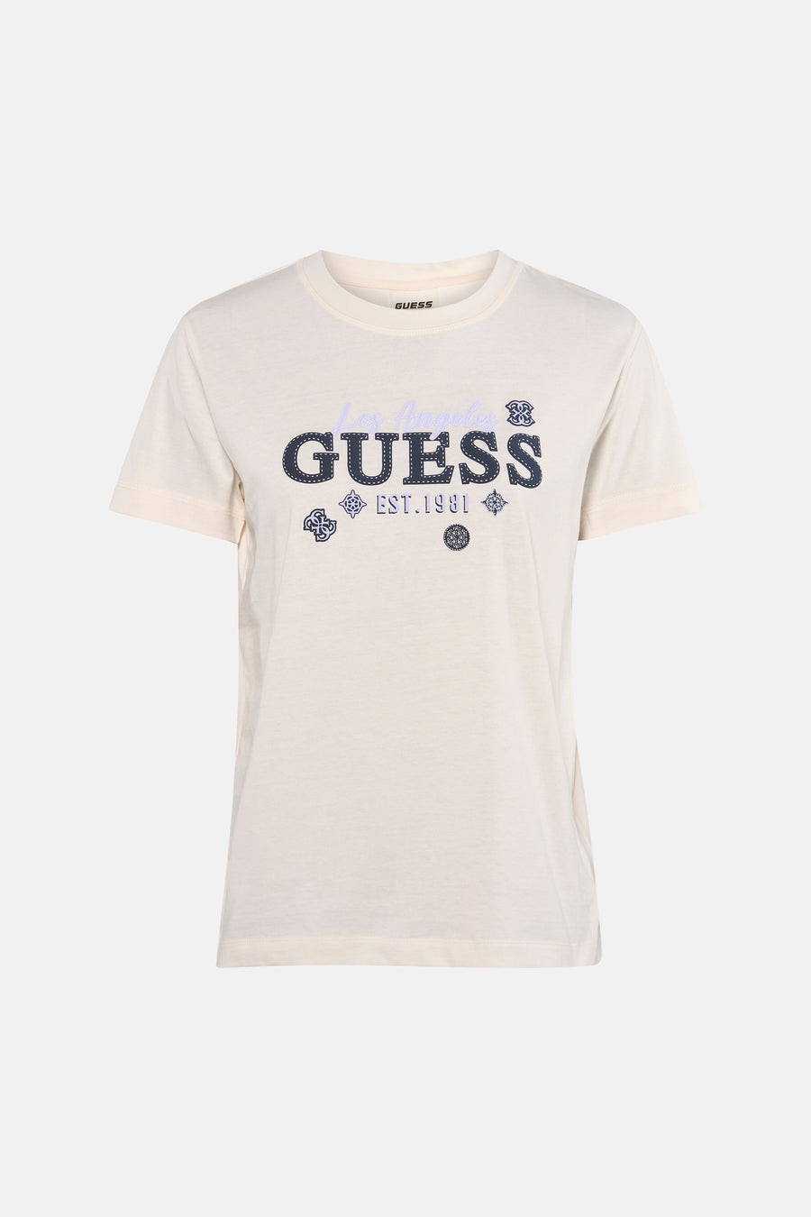 Guess T-shirt V6GI02K2963 AGNES SS CN Beige