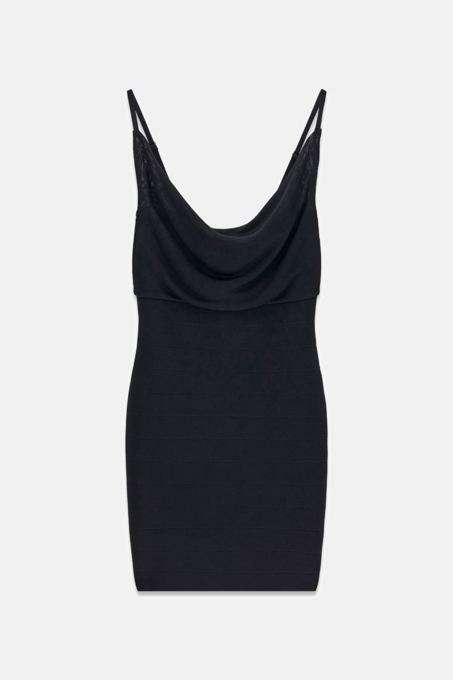 Guess Vestiti W6GK83Z0686 SL COWL ARISA BANDAGE Nero 