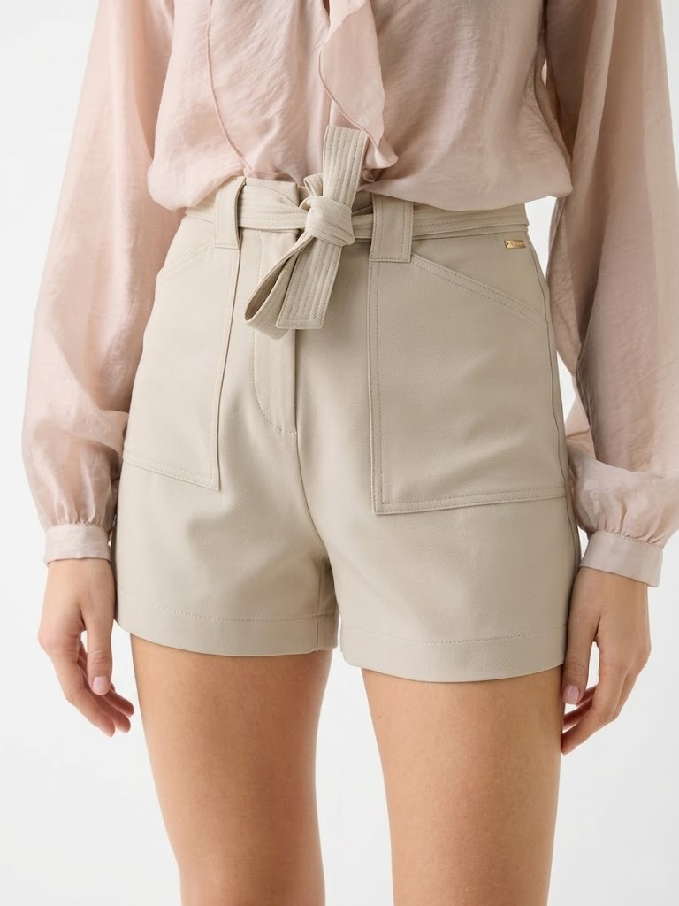 Guess Pantaloncini W5GD0IWH9Y2 NEW VALENTINA  Beige