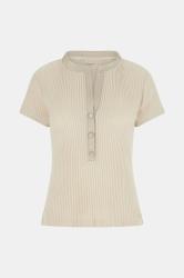 Guess Maglia W6GP09K2931 SS CHARLINE SERAFINO Bianco