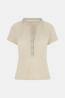 Guess Maglia W6GP09K2931 SS CHARLINE SERAFINO Bianco - Foto 1