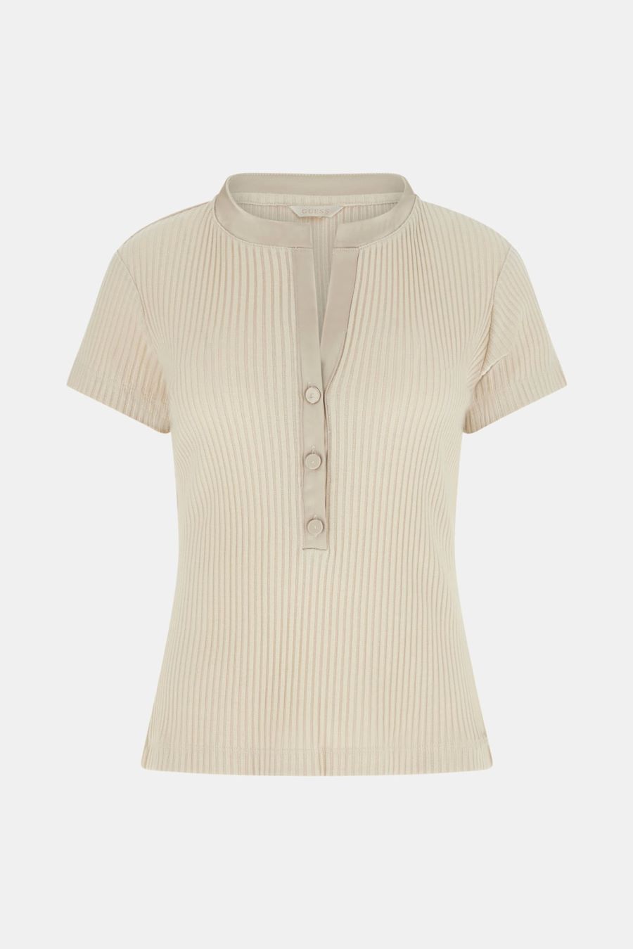 Guess Maglia W6GP09K2931 SS CHARLINE SERAFINO Bianco