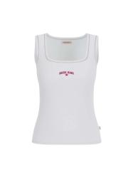 Guess Canotte W6GPZ2KA0HI GJ RIB EMBRO TANK Bianco