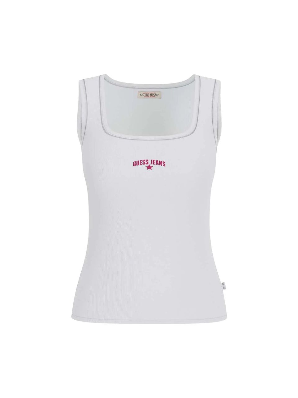 Guess Canotte W6GPZ2KA0HI GJ RIB EMBRO TANK Bianco