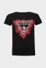 Guess T-shirt W6RI23JI314 SN CN FLOWERS TRIANGLE Nero  - Foto 1