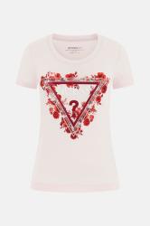 Guess T-shirt W6RI23JI314 SN CN FLOWERS TRIANGLE Rosa