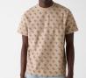 Guess T-shirt M6GP34K3200 CN SS JACQUARD 4G KNIT TOP Beige - Foto 1