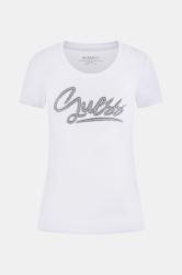 Guess T-shirt W6RI24J1314 SS CN SCRIPT TEE Bianco 