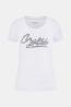 Guess T-shirt W6RI24J1314 SS CN SCRIPT TEE Bianco  - Foto 1