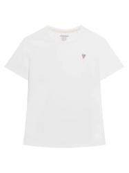 Guess T-shirt GJ SS CN REG MINI TRIANGLE TEE Bianco