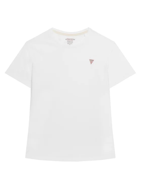Guess T-shirt GJ SS CN REG MINI TRIANGLE TEE Bianco