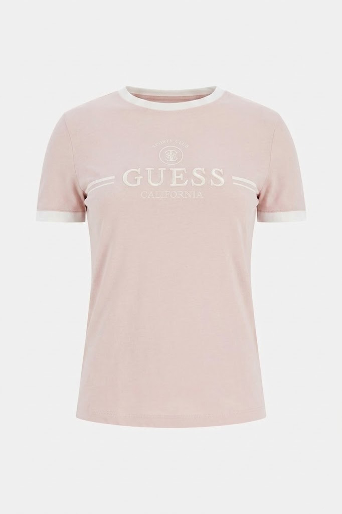 Guess T-shirt V6GI08K2975 MILA SS CN Rosa