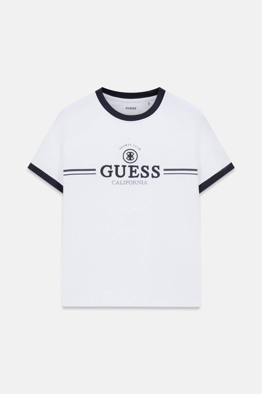Guess T-shirt V6GI08K2975 MILA SS CN Bianco 