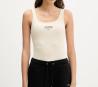 Guess Top W6RP20KA0H1 GJ TANK TOP SLIM RIB EMRO Bianco - Foto 1