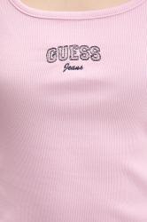 W6RP20KA0H1 GJ TANK TOP SLIM RIB EMRO Rosa