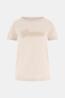Guess T-shirt W6GI08K3023 SS CN 3D SCRIPT TEE Beige - Foto 1