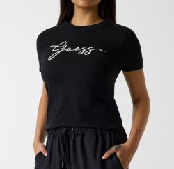 Guess T-shirt V6GI01K2962 CIRCLE SS CN T-SHIRT Nero