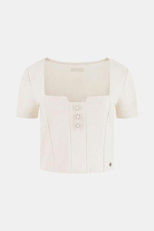 W6RP08KCBO2 SS SQUARE NK EVELINA Beige
