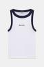 Guess Canotte W6GPZ8KF641 RINGER TANK TOP Bianco - Foto 1
