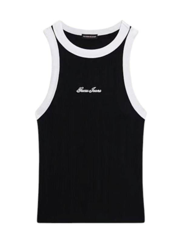 W6GPZ8KF641 RINGER TANK TOP Nero 