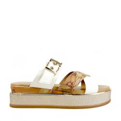 Alviero Martini Sandali N 2493 0371 FIBIA ORO Beige